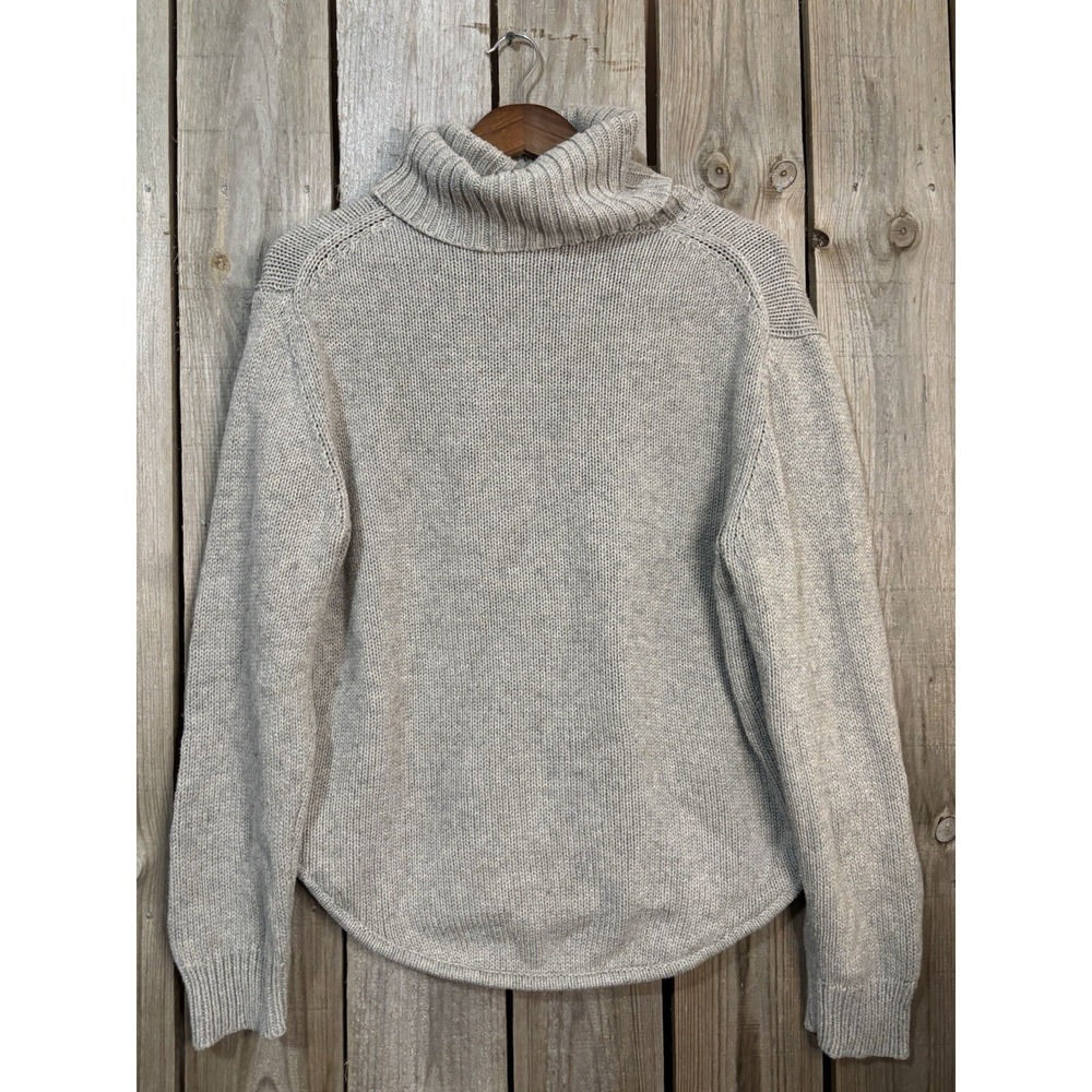 HOPE Stockholm Oatmeal Norah Turtleneck Sweater  Wool Blend Knit EU 38 / US M‎